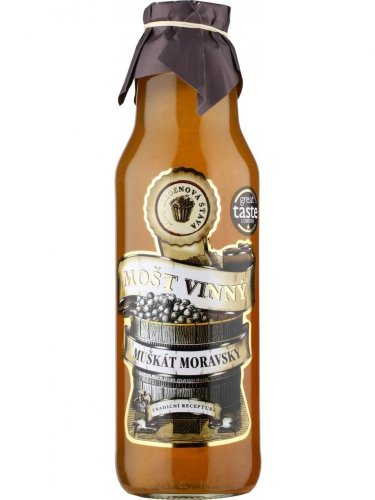 Vinný mošt MUŠKÁT MORAVSKÝ 0,75l