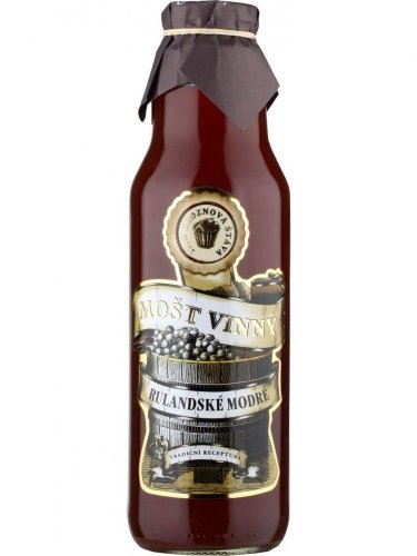 Vinný mošt RULANDSKÉ MODRÉ 0,75l